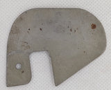 Wyandotte Plane Rudder 2-1/2" x 2" Pressed steel.