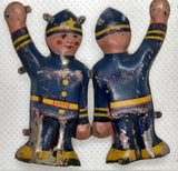 Marx Main Street Original Waving Policeman. 2" x 1"