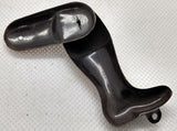 German cyclist replacement leg. Articulated at the knee