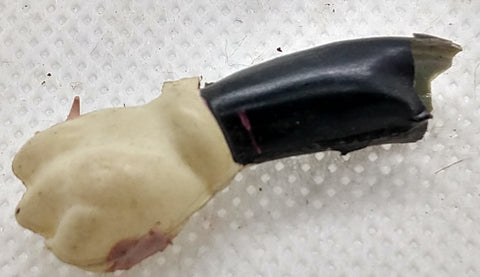 Celluloid Mickey mouse arm. 1-1/2" As is condition. See pictures.