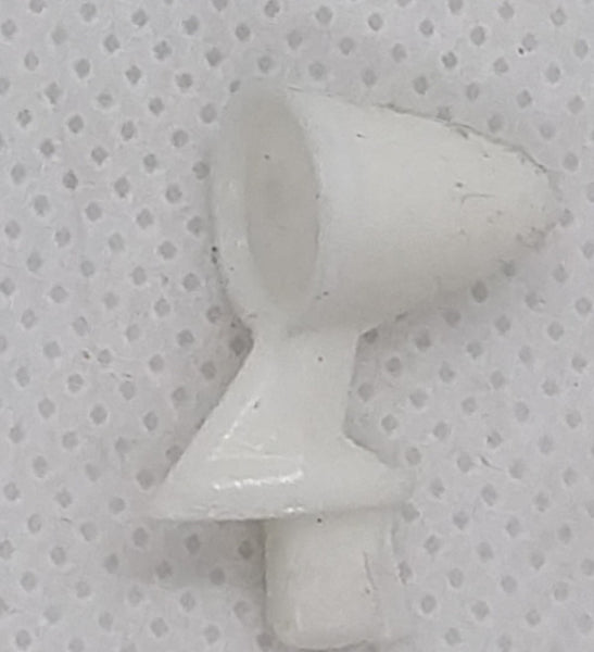 Vintage toy mirror : White or gray your choice. 3/4" x 3/8"
