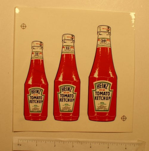 1950's Minnitoy Heinz Ketchup Large Decal
