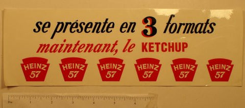 1950's Minnitoy Heinz Khup Large Decal