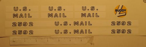 US Mail Decal Buddy L