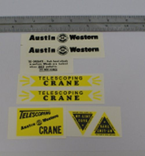 Nylint #2500 Telescoping Austin-Western Decal set