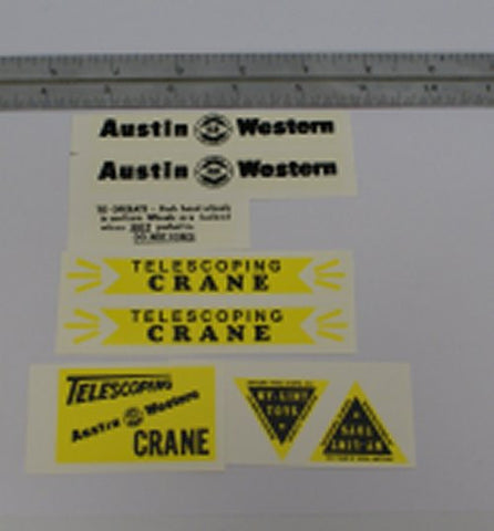 Nylint #2500 Telescoping Austin-Western Decal set